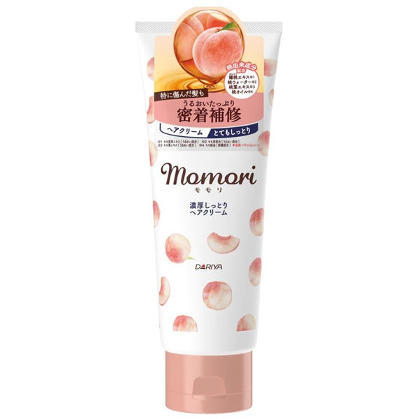 모모리 피치 리치 모이스트 헤어 크림 건조하고 손상된 모발용 150g