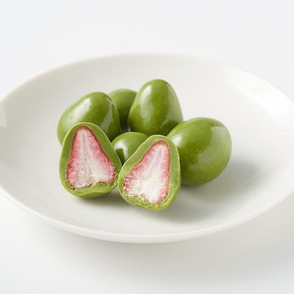 무인양품 말차 녹차 초콜릿 코팅 딸기 50g
