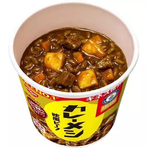 닛신 카레 메시 쇠고기 인스턴트 카레 라이스 컵 107g