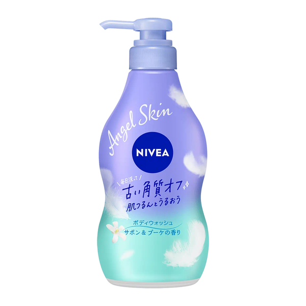 니베아 엔젤 스킨 바디 워시 비누 & 부케 향기 펌프 병 480ml