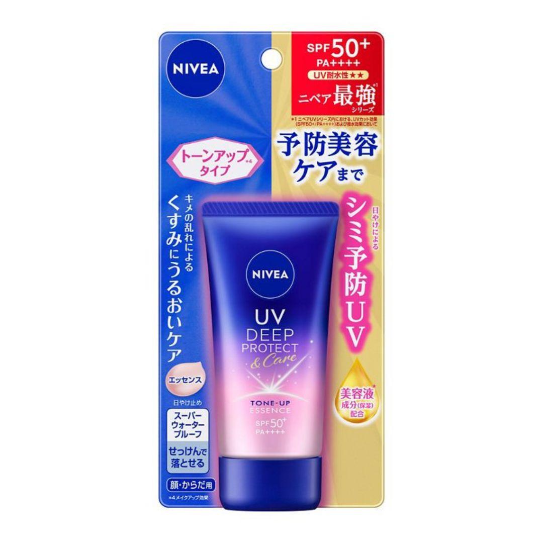 니베아 UV 딥 프로텍트 & 케어 톤업 에센스 선스크린 SPF50+ 50g