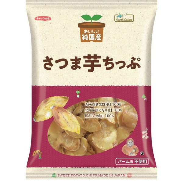 노스컬러즈 일본고구마칩 무첨가 사츠마이모칩 115g (3개입)
