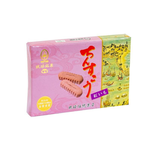 오카시고텐 자색고구마 친스코 쇼트브레드 쿠키 14ct.
