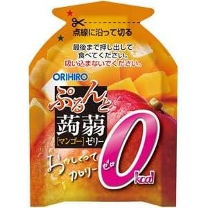 오리히로 0칼로리 한입 크기 과일 곤약 젤리 모듬 432g