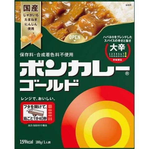 본카레 골드 즉석 일본식 카레 소스 아주 매운맛 180g