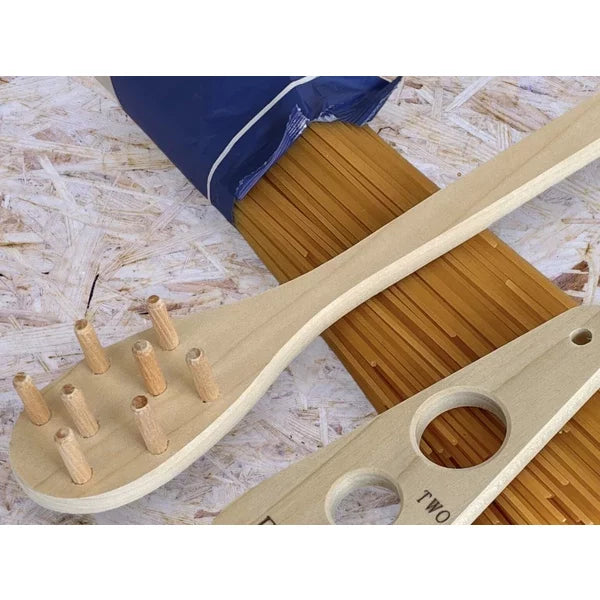 오야나기 나무 스파게티 스푼 천연목 파스타 서버 300mm