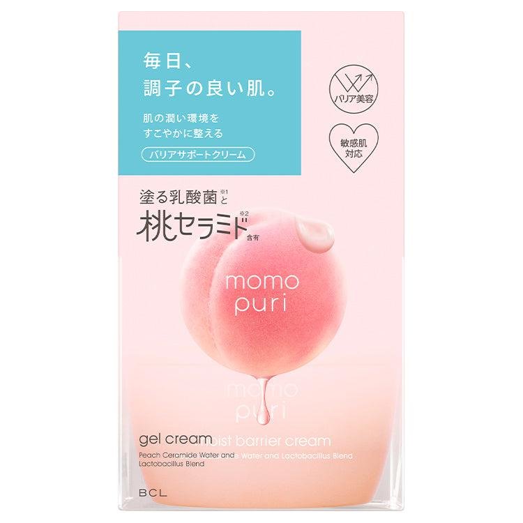 모모푸리 모이스처 베리어 젤 크림 피치 세라마이드 모이스처라이저 80g