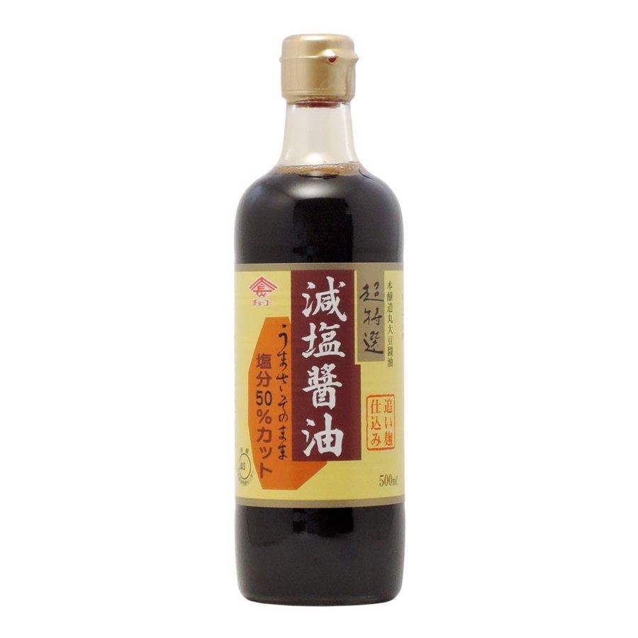 초코 Non-GMO 간장 저염 50% 저염 진간장 500ml