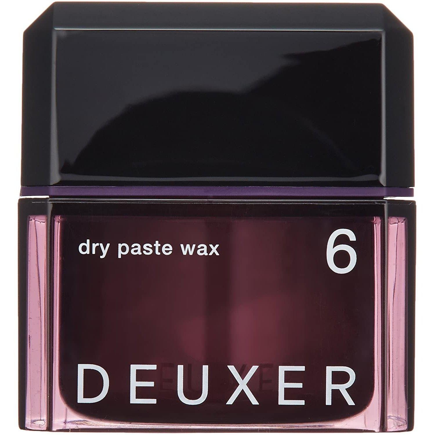 Deuxer 6 드라이 페이스트 헤어 왁스 유연한 스트롱 홀드 매트 텍스처 80g