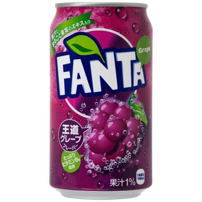 환타 포도 소다 일본 청량음료 350ml (3팩)