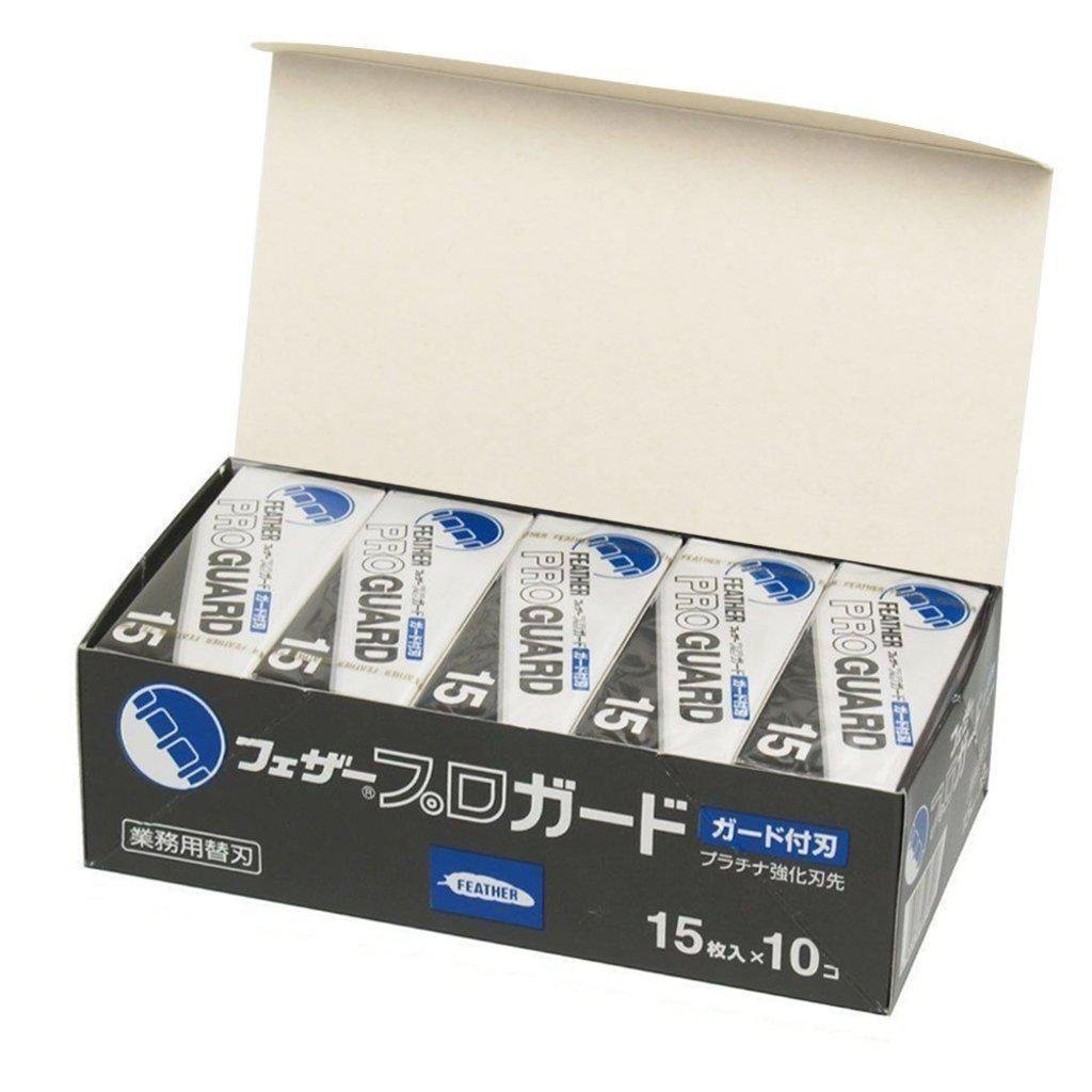 Feather Proguard 면도날 PG-15 15 블레이드(10개 팩)