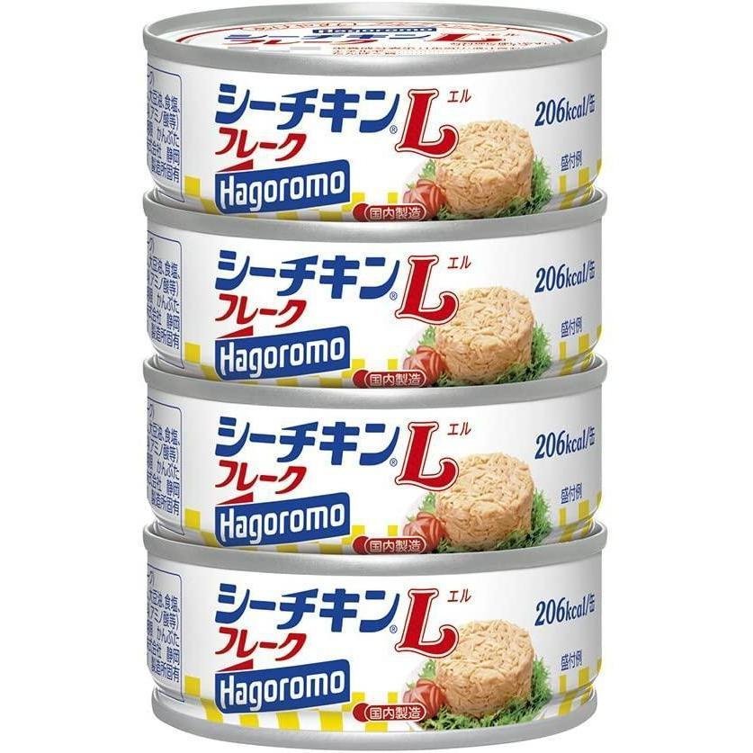 하고로모 씨치킨 L 통조림 참치 후레이크 70g (4캔)