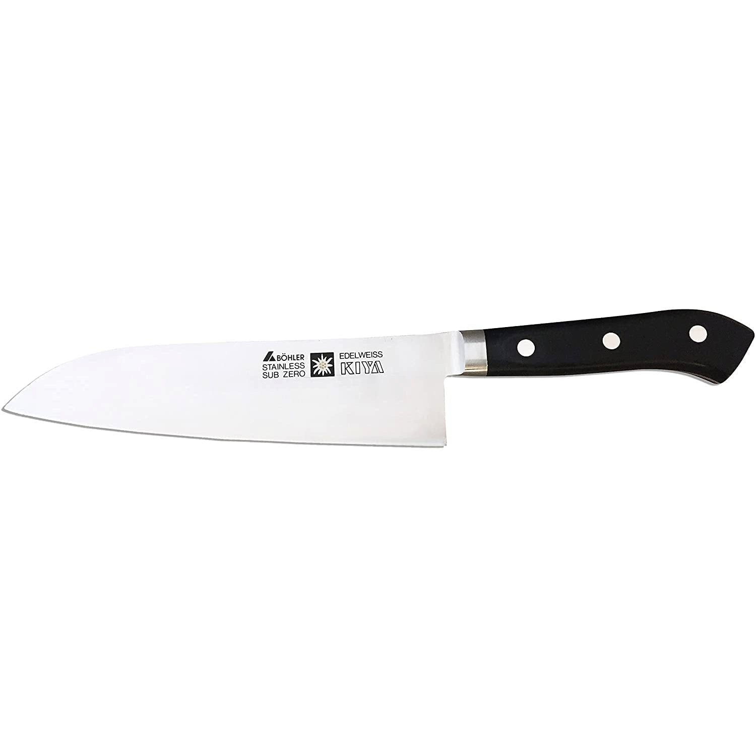 Kiya No.160 에델바이스 강철 일본 가마가타 우수바 칼 18cm