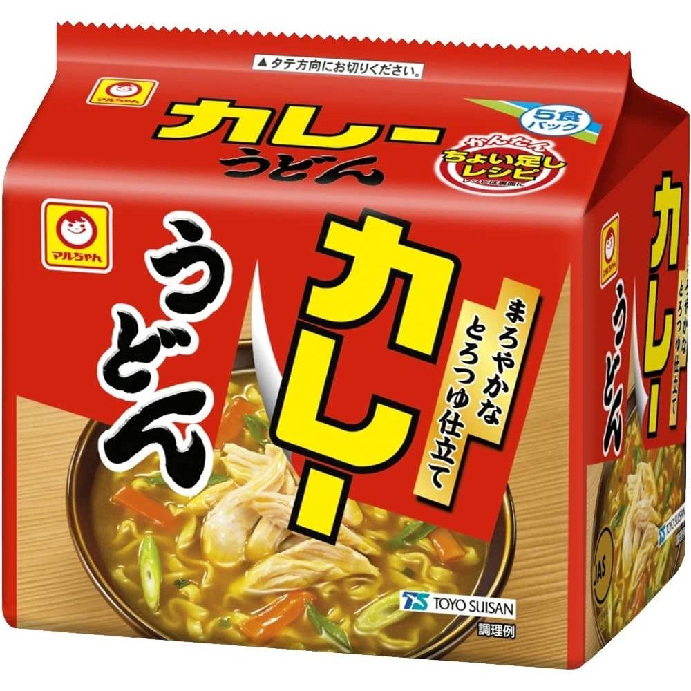 마루찬 카레 우동 일본 즉석면 5인분