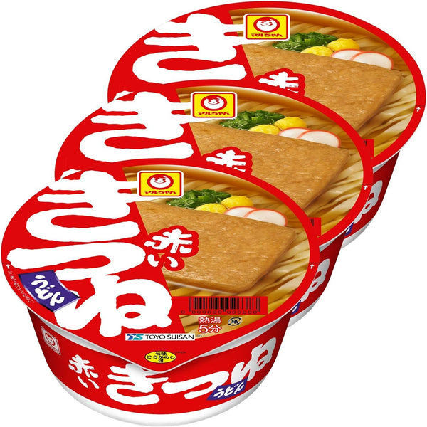 마루짱 키츠네 우동 인스턴트 누들 컵 96g (3개입)