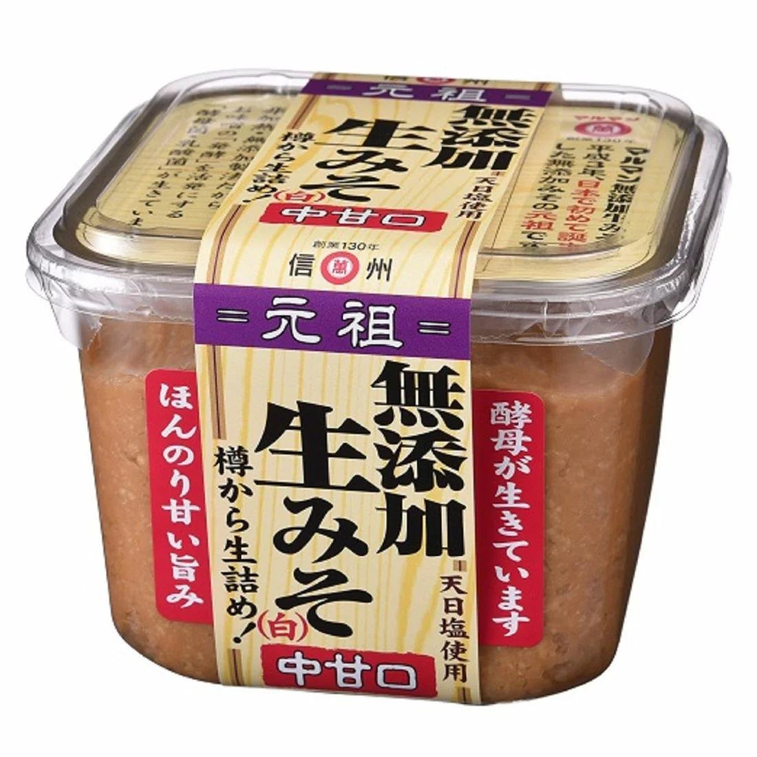 마루만 무텐카 내추럴 나마시로 흰된장 750g