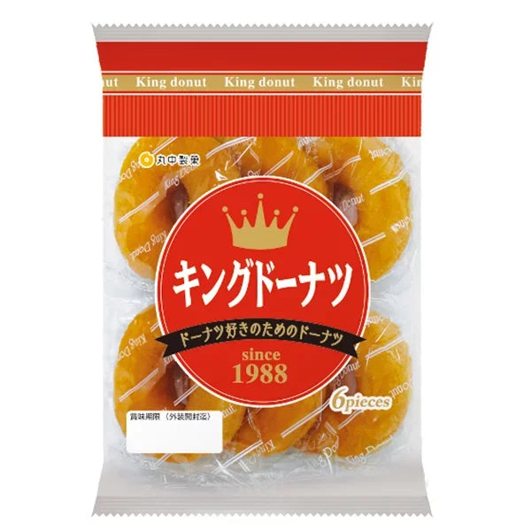 마루나카 킹도넛 일본식 도넛 6개입
