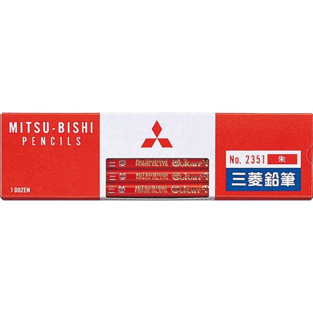 uni 미쓰비시 색연필 주홍색 12개입