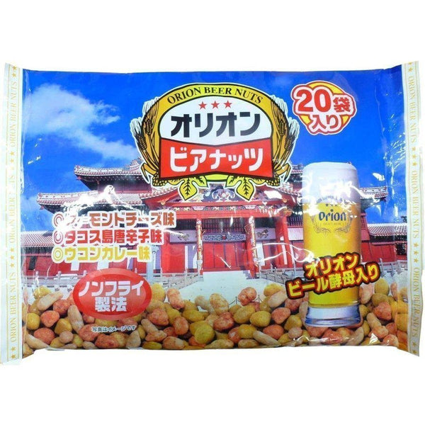 점보 오리온 맥주 스낵 너트 오키나와 특유의 3가지 맛 (20봉지)