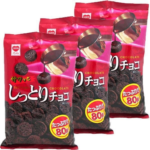 리스카 싯토리 초코 초콜릿 콘퍼프 스낵 80g (3개입)