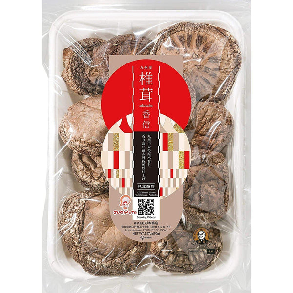 스기모토 건조 유기농 일본 표고버섯 70g