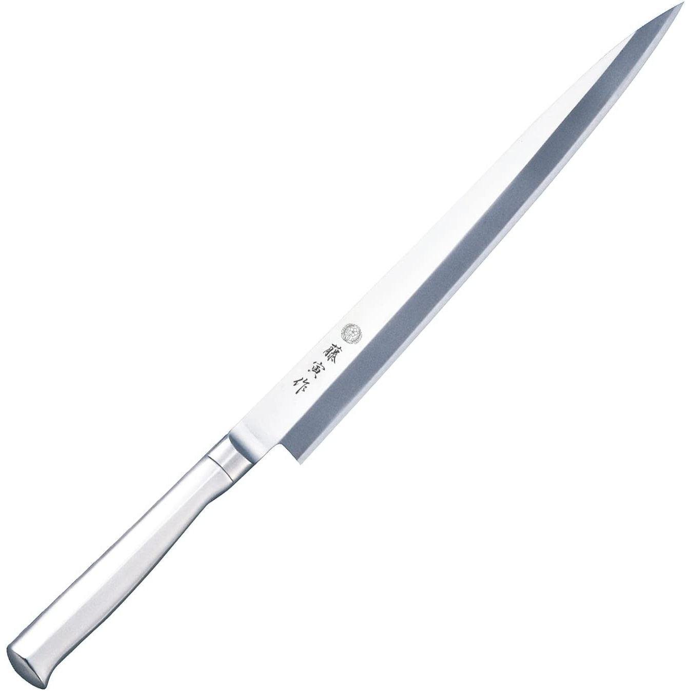 후지토라 토지로 몰리브덴 바나듐 강철 올 메탈 야나기바 칼 300mm FU-624