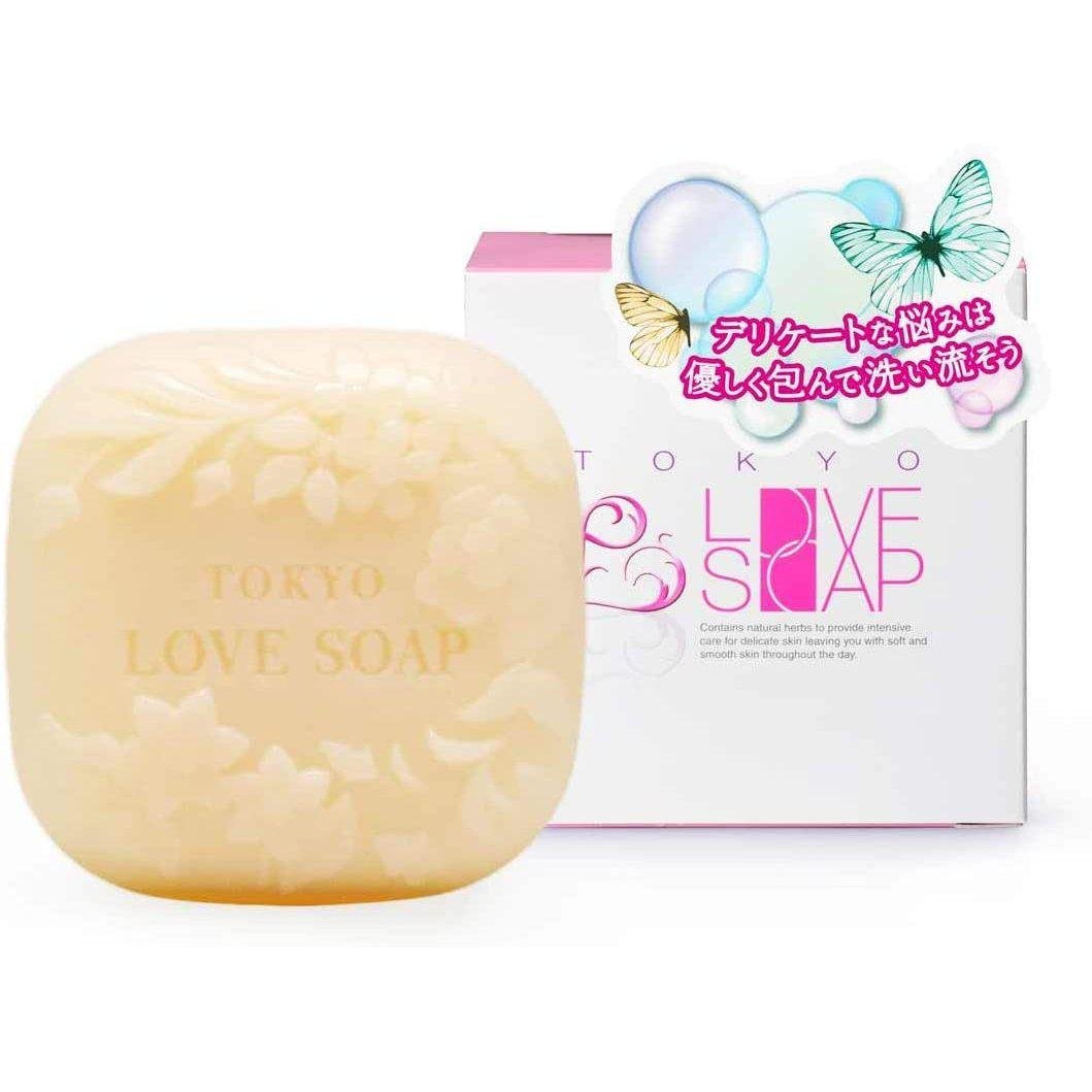 도쿄 러브 솝 섬세한 부위 클렌징 바 with 천연 허브 100g