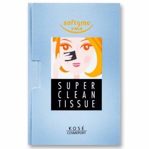 소프티모 오일오프 슈퍼 블랙 시트 기름종이 60장