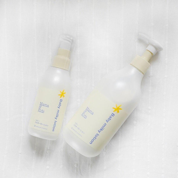 마마앤키즈 재팬 베이비 밀키 로션 저자극 바디 로션 380ml