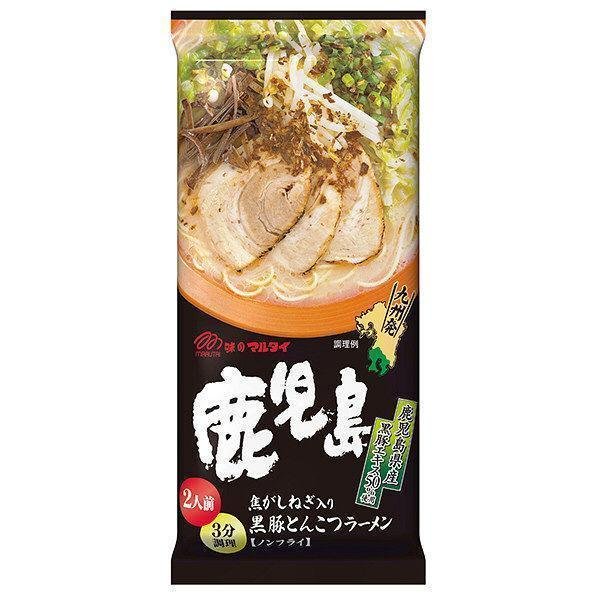 마루타이 가고시마 구로부타 돈코츠 인스턴트 라면 (3팩)