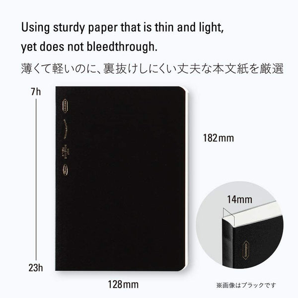Nitto Stalogy B6 Editor's Series 365 Days Notebook(격자 종이 노트) 블랙