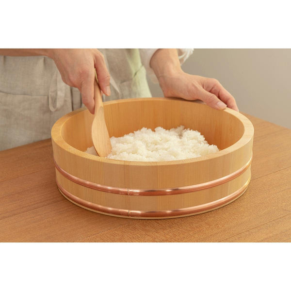우메자와 사와라 편백나무 항기리(목초밥 그릇) 36cm