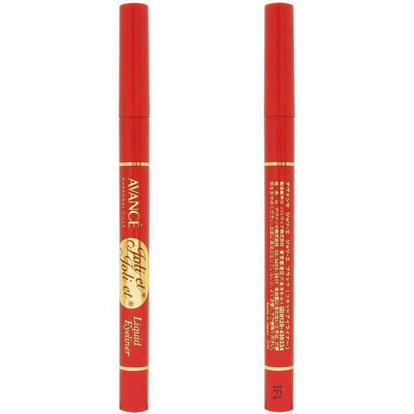 Avancé Joli et Joli et 리퀴드 아이라이너 워터프루프 블랙 0.6ml