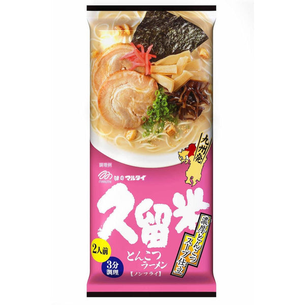 마루타이 쿠루메 리치 돈코츠 인스턴트 라면(3개입)
