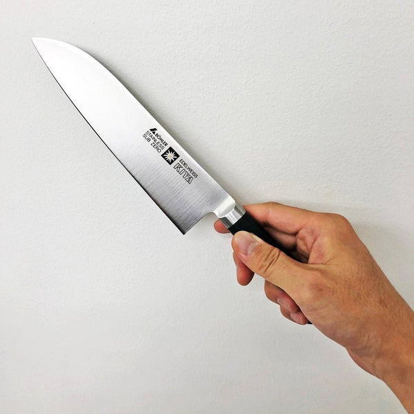 Kiya No.160 에델바이스 강철 일본 가마가타 우수바 칼 18cm