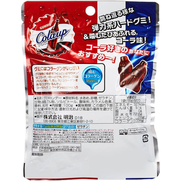 메이지 구미 콜라업 일본식 캔디 구미 100g (6개입)