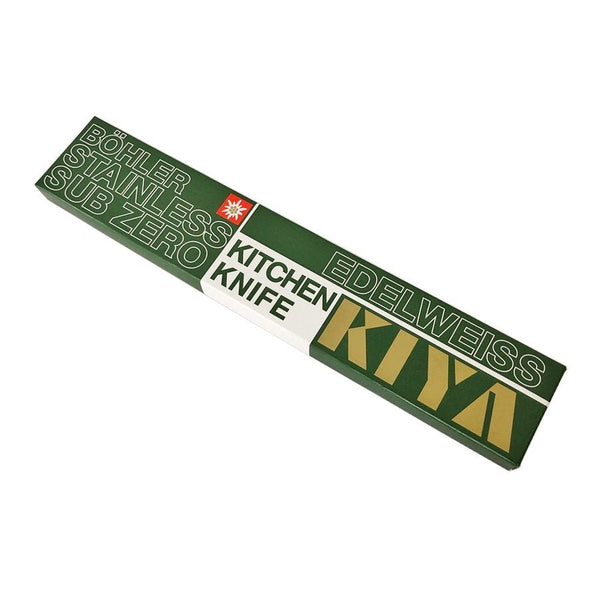 Kiya No.160 에델바이스 강철 일본 가마가타 우수바 칼 18cm