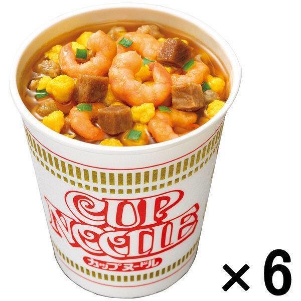 닛신 인스턴트 컵 누들 간장맛 (6팩)