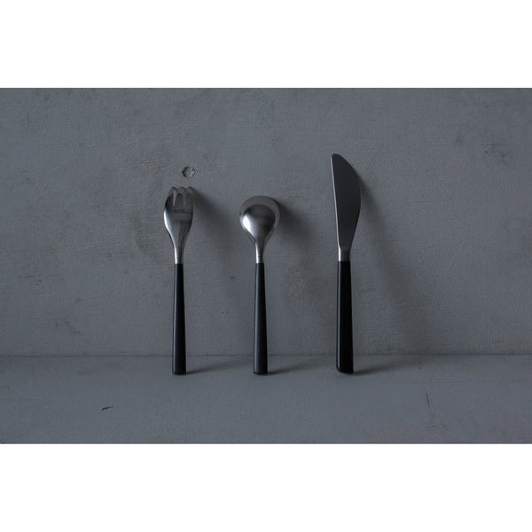 Sori Yanagi 디자이너 디저트 포크 자작나무 손잡이 190mm