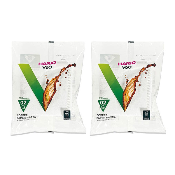 하리오 V60 커피 여과지 사이즈 02 화이트 VCF-02-100W