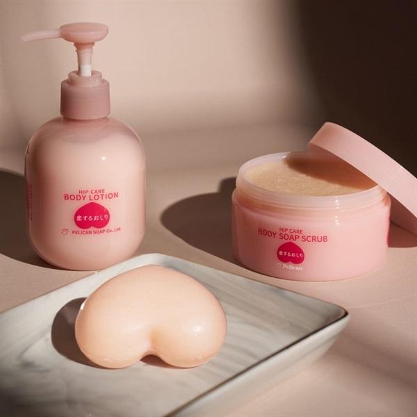 펠리칸 비누 러빙 버트 앤 힙 케어 바 비누 80g