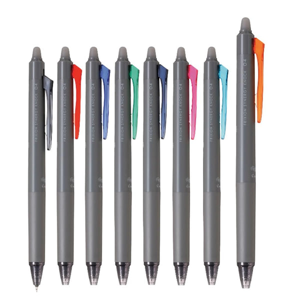 파일럿 프릭션 시너지 노크 지울 수 있는 젤 잉크 펜 8색 팩 0.4mm