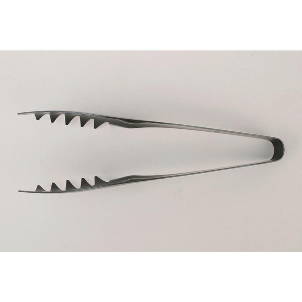 Ptygrace Handy Tongs 다용도 톱니 모양의 검은색 집게 170mm