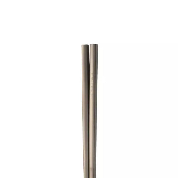 순수 티타늄 경량 젓가락 스타일리쉬 무광택 22.5cm