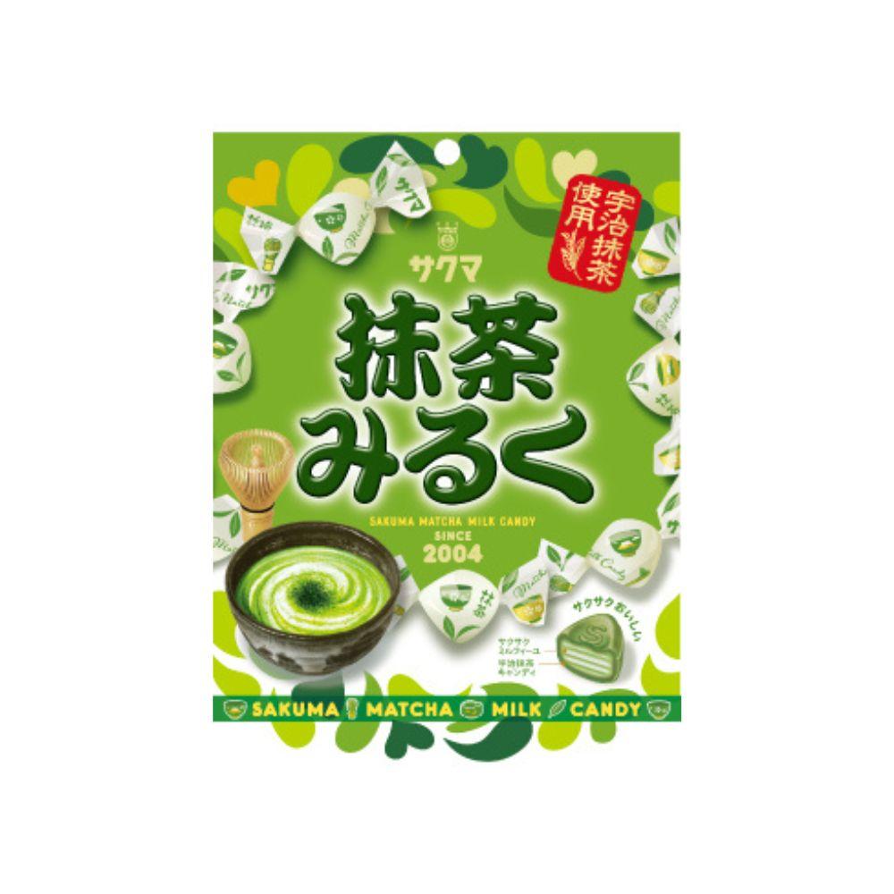 사쿠마 말차 밀크 크리미 녹차 캔디 58g