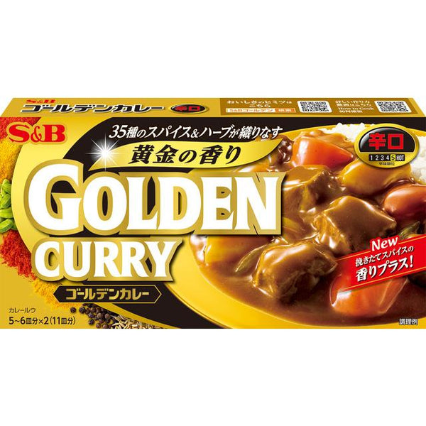 에스비푸드 골든 일본카레 루 소스 매운맛 198g