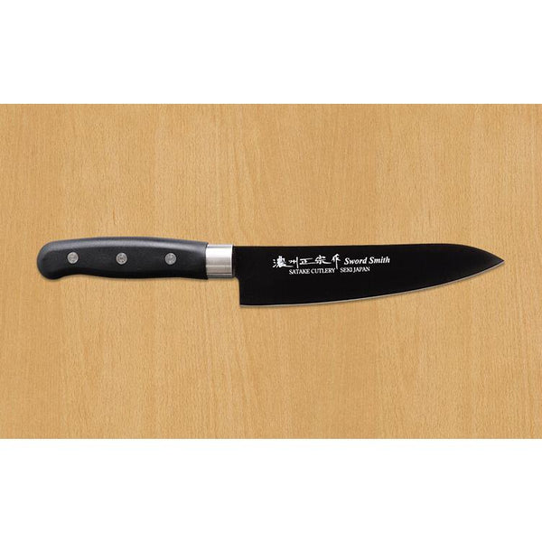 사타케 티타늄 코팅 3피스 일본식 칼 세트 블랙 주방용 칼
