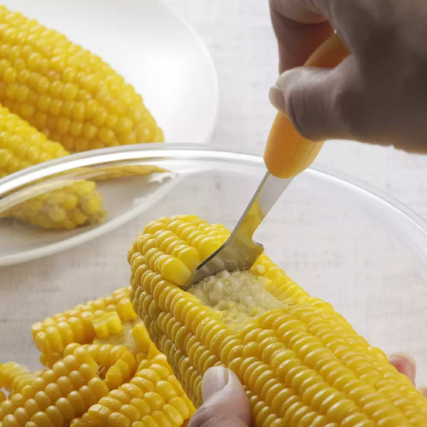 Shimomura 클린 옥수수 스크레이퍼 Cob 스트리퍼 도구