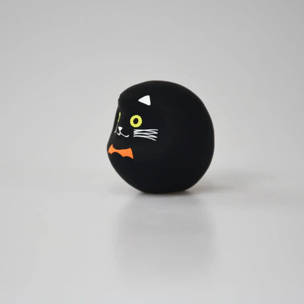 시라카와 다루마 할로윈 고양이 다루마 인형 행운의 부적 4.5cm