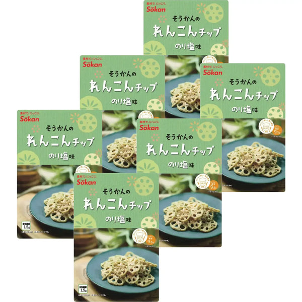 소칸김 렌콘칩 일본 해초맛 연근칩 18g (6개입)